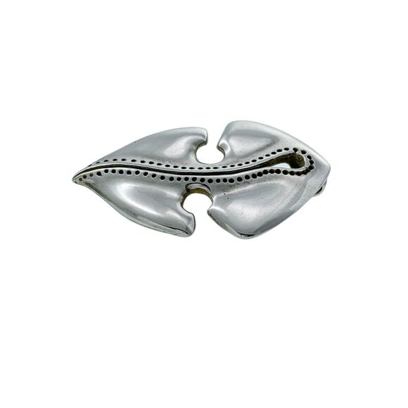 Vintage S. Stegall Sterling Silver 925 Abstract Pendant - Picture 3 of 8